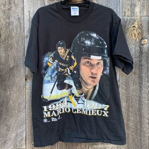 VTG Mario Lemeiux Penguins tee shirt